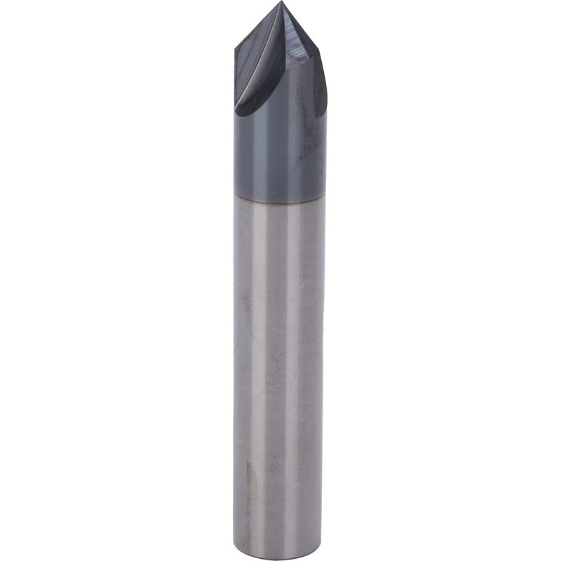 Dreischneidiger 90°-fasenfräser Aus Hartmetall, Cnc-fräswerkzeug Zum Polieren Und Gravieren, D8 X 90° X 60l