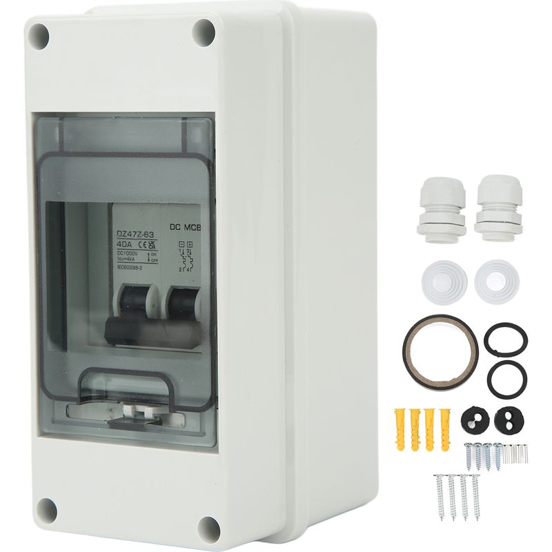 Wasserdichter 2-poliger 1000vdc 40a Trennschalter Ip65 Für Solar-photovoltaiksysteme