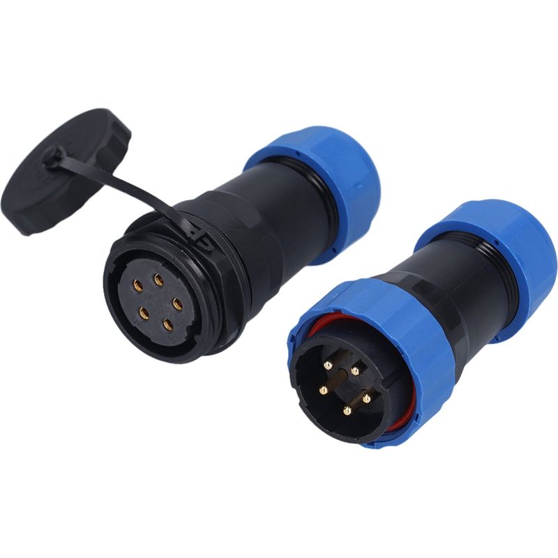 5-poliger Stecker/buchse Im Aviator-stil, Wasserdicht, Oxidationsbeständig, Universell Einsetzbar