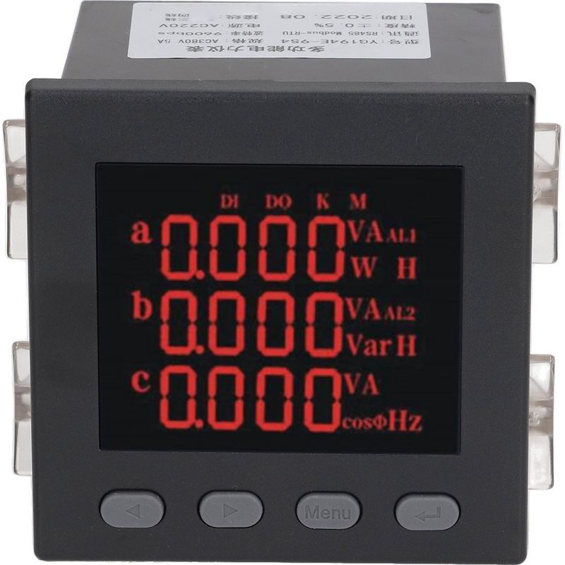 Ac220v Multifunktions-smartmeter, Dreiphasen-digitalamperemeter, Leistungs- Und Energietester