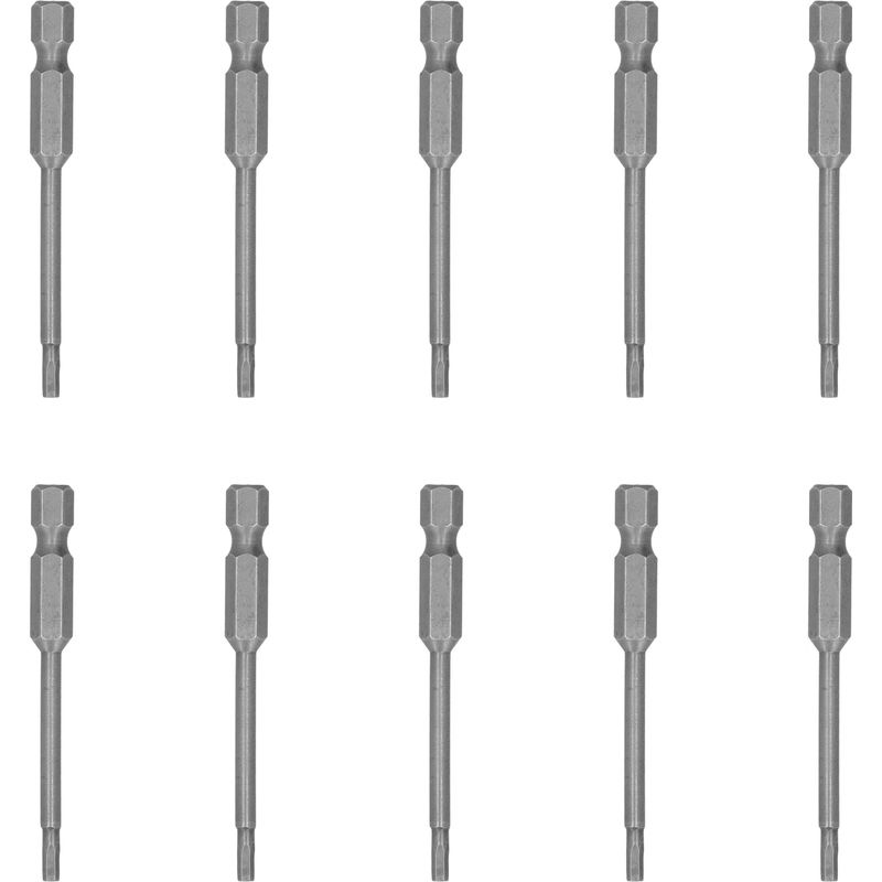 10 Sechskant-elektroschraubendreherbits 2,5 Mm, Magnetkopf Aus S2-legierungsstahl, Werkzeuge