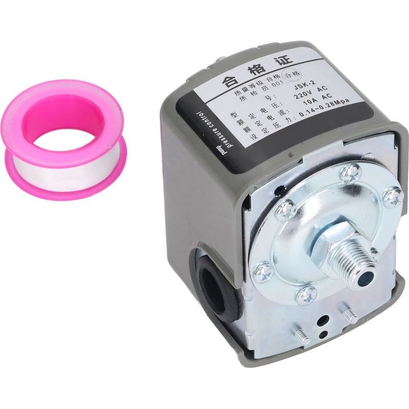 Wasserpumpe, Einstellbarer Druckschalter, Druckschalter Mit 1/4-zoll-npt-außengewinde, Ac 220 V, 10 A