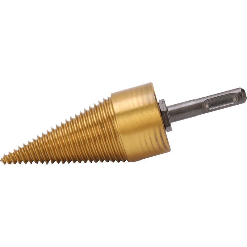 Twist Fire Punch Holzspaltkegel Zum Bohren, Rundbohrer, Gerader Schaft, Spaltwerkzeug 42 Mm L