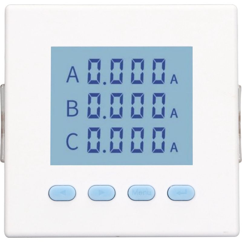 Dreiphasen-digitalstromzähler 220 V 5 A – Intelligenter Energieverbrauchsmonitor Mit Lcd-bildschirm, Wechselstrom-220-v-leistungsmesser, Präzisions-amperemeter