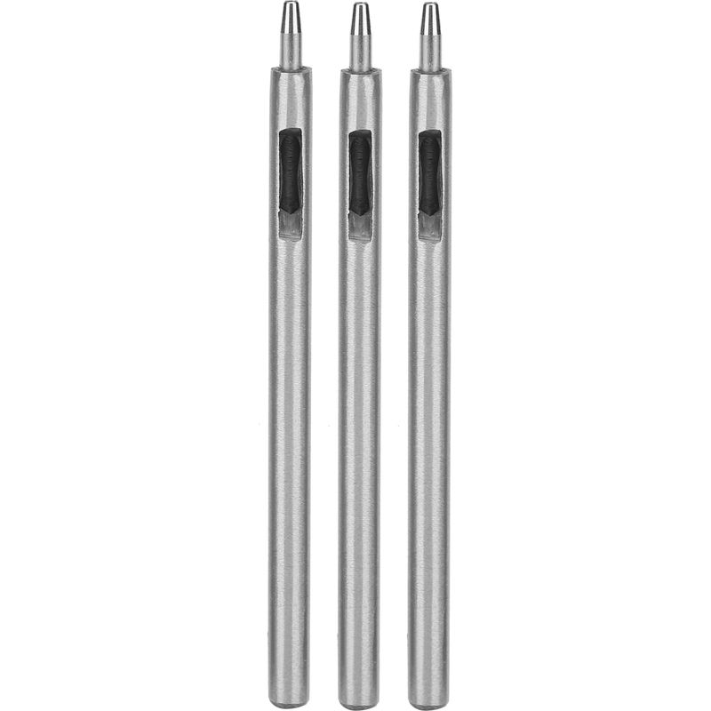 Set Mit 3 Runden Lochstempeln Aus Legiertem Stahl Für Diy-lederarbeiten, 1,5-mm-hohllochbohrer