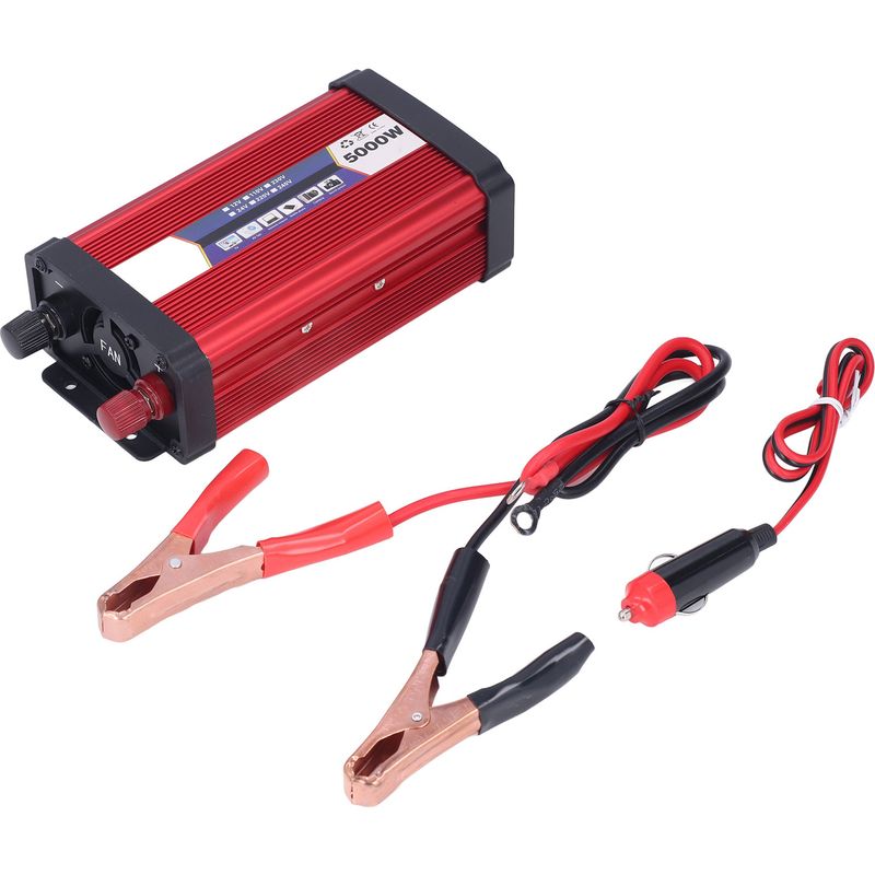 2000w 24v Auf 220v Modifizierter Sinus-wechselrichter Für Kfz Mit Zigarettenanzünderstecker Und Usb-ladegerät