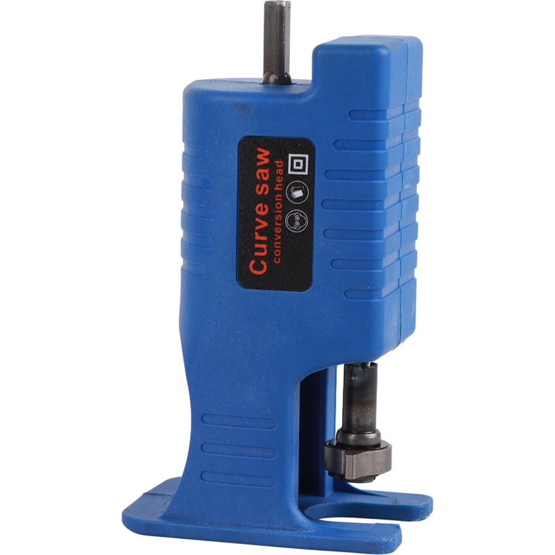 Blauer Elektrischer Bohrmaschinen-säge-adapter, Umrüstsatz Für Hohe Härte, Erhöhte Sicherheit, 1 Adapter + 3 Sägeblätter