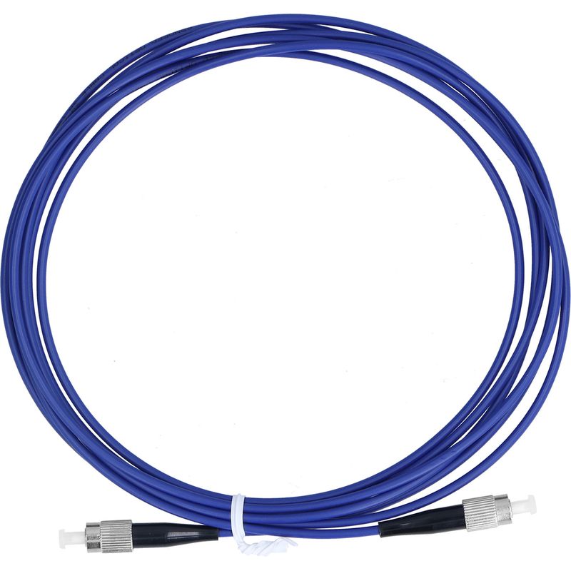 Geschirmtes Glasfaserkabel, Singlemode 1-adriges Fc/upc-patchkabel, Blau (5 Meter)