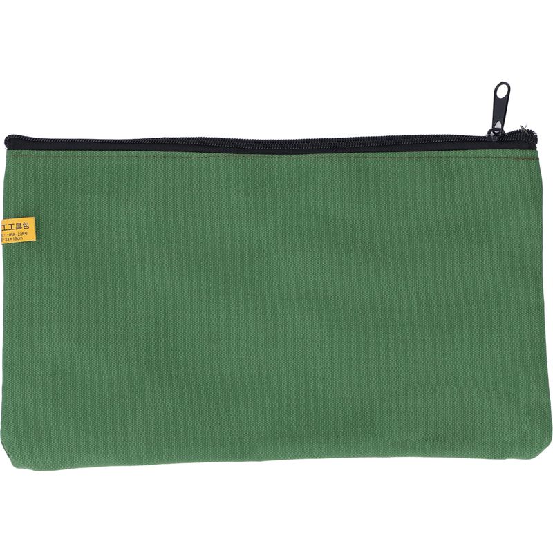 Armeegrüne Arbeitstasche Aus Segeltuch, Robuste Mehrzwecktasche Für Schraubenschlüssel, Schraubendreher, Nägel, 33 X 19 Cm