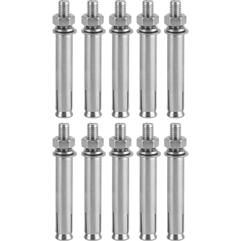 Packung Mit 10 M8x80 Spreizdübeln Aus Edelstahl 304, Befestigungsschrauben, Hardware-zubehör.