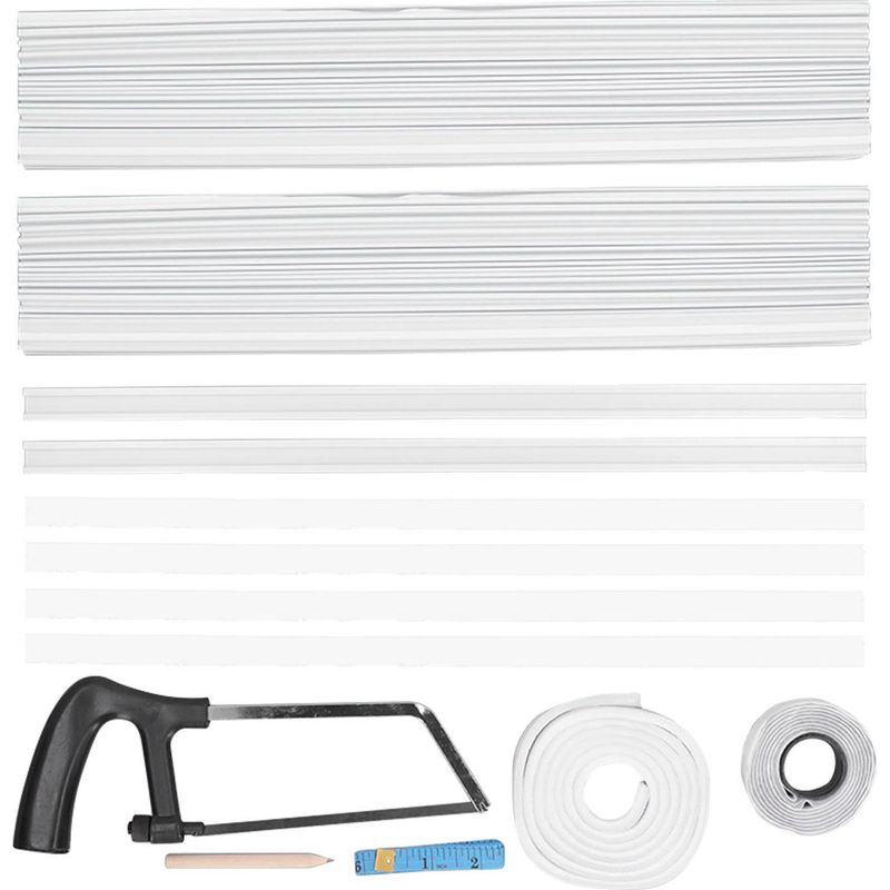43 X 25 Cm Doppelwandige, Schalldichte Und Wasserdichte Fensterisolationsplatte Für Klimaanlagen, Seitlicher Geräuschdämpfer