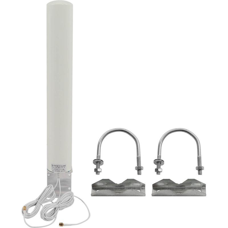 Wlan-außenantenne Mit Hoher Verstärkung (18–20 Dbi), Schutzart Ip67 (wasserdicht, Windfest, Uv-beständig), Verstärker Für Telefonsignale