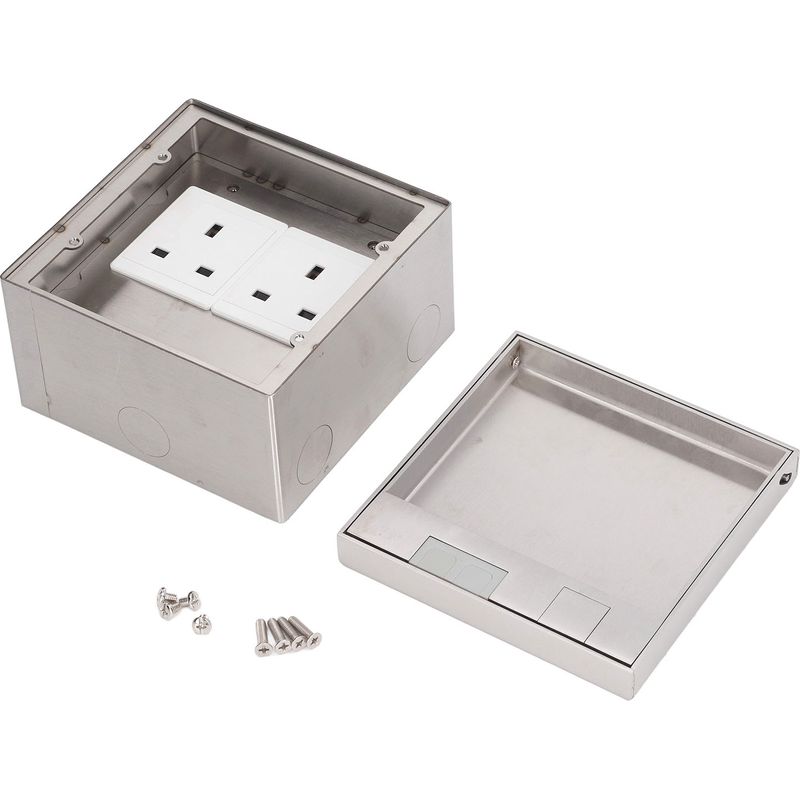 Doppelte 3-fach-steckdosenleiste (uk), Anschlussdose, 250-v-wechselstromsteckdose