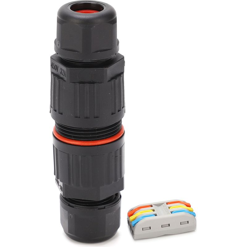 Ip68 Wasserdichter, Flammhemmender Pa66-drahtverbinder, Lampenzubehör Cdf-200/3 (pct23)