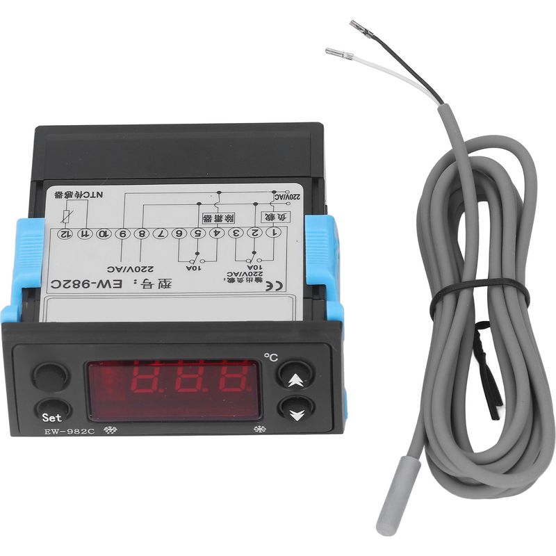 Digitales Abtau-thermostat Für Kühlschränke, Digitalanzeige, 220 V Wechselstrom, Temperaturregler Für Kühlgeräte