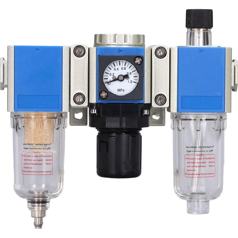 3-in-1 Druckluftfilter, Regler, Öler Und Wasser-/ölabscheider Gc200-06