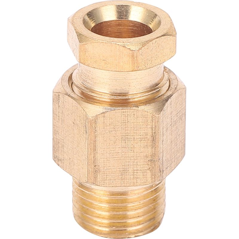 Ölschlauchverschraubung Aus Messing, Gerader Rohradapter Für Nylon-, Kupfer- Und Aluminiumleitungen Pd618