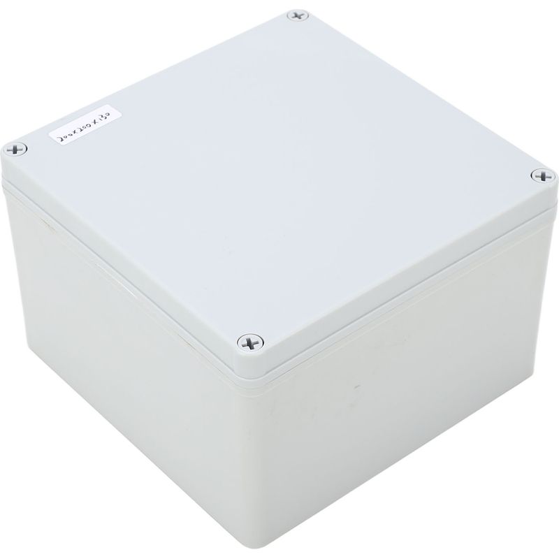 Ip67 Wasserdichte Universelle Abs-außenanschlussdose 200 X 200 X 130 Mm Mit Montageplatte, Gehäuse Für Elektroprojekte