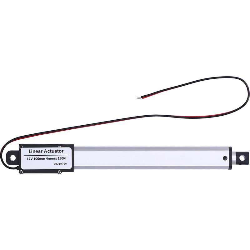 12-v-gleichstrom-linearantrieb, 100 Mm Hub, Integrierter Endschalter, Geräuscharmer Betrieb, Mini-industrie-/landwirtschaftsantrieb, 4 Mm/s – 150 N