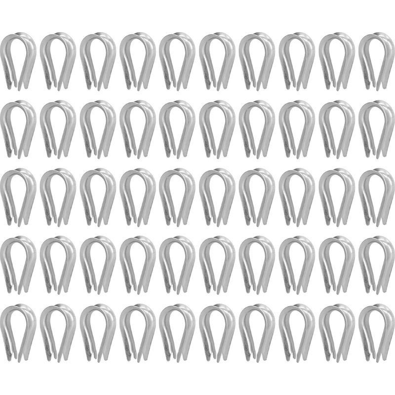 50 Stück Edelstahl-kabelschuhe, Werkzeuge Für Die Schiffsausrüstung, Schiffbauindustrie, M2 (2 Mm)