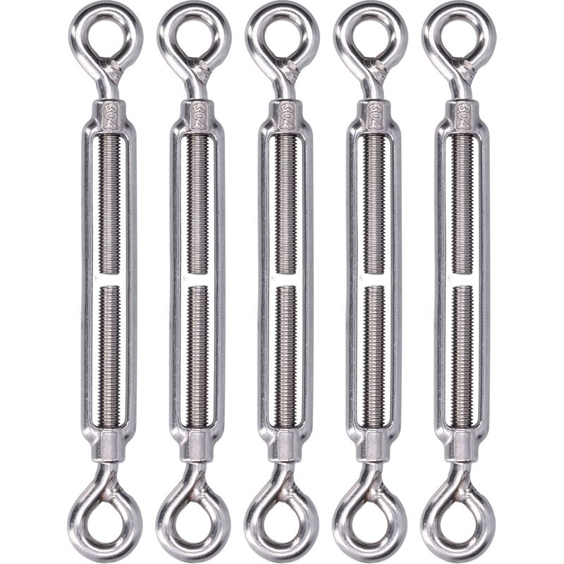 5-teiliges Spannseil Mit Ösenverbindung, Edelstahl 304, Sonnensegel-befestigungsmaterial, M4