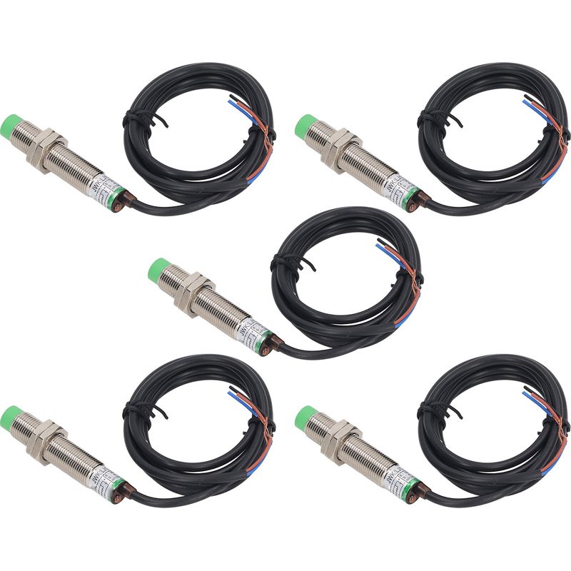 5er-pack M12 Induktive Näherungssensoren, Npn-nc-detektor, Ip65 Wasserdicht