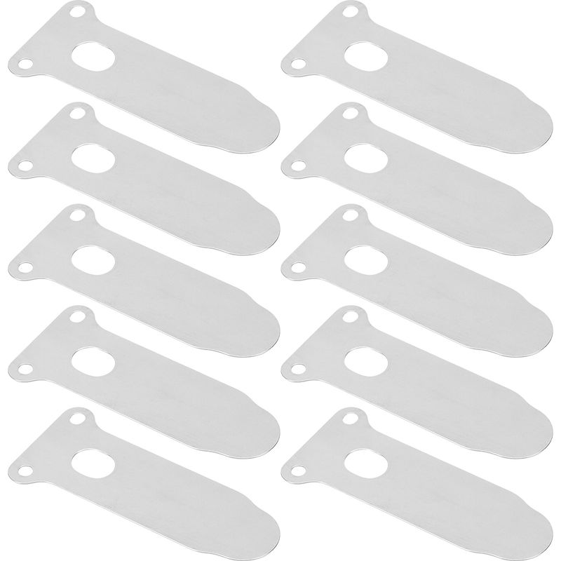 10 Stück Ventilplatten Für Luftkompressoren, Stahl, Zungenförmig, Zylinderförmig, Ersatzteil, 62 Mm