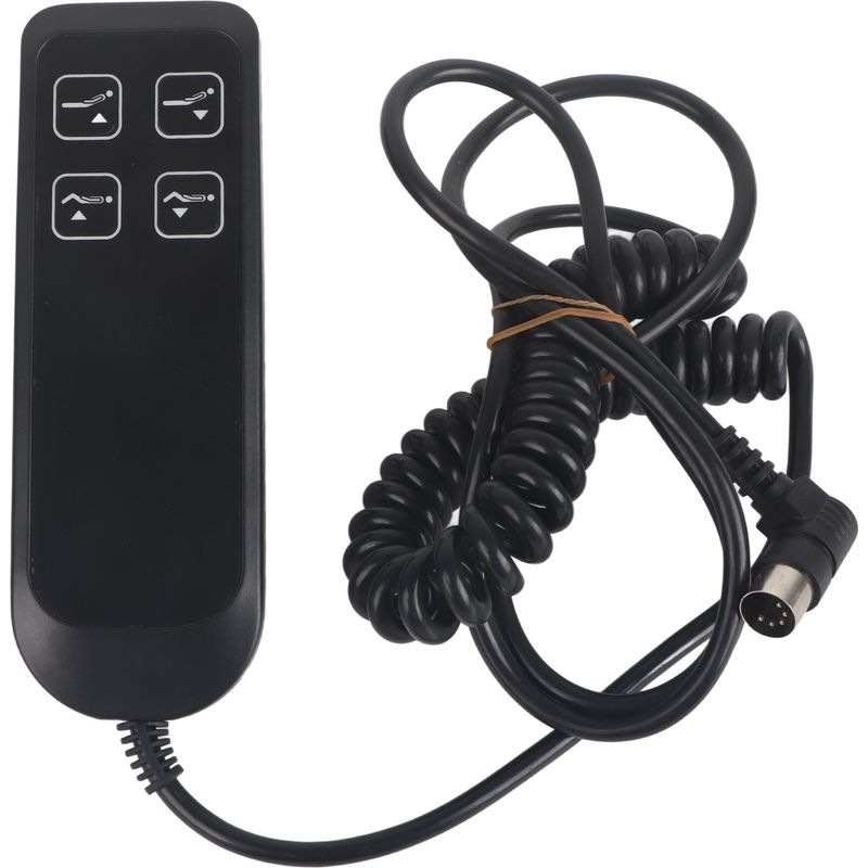 Elektrische Fernbedienung Für Schwarzen Relaxsessel – Einfache Bedienung Per Knopfdruck Für Elektrische Sofas, 4 Tasten, 5 Pins, Für Zuhause Und Büro