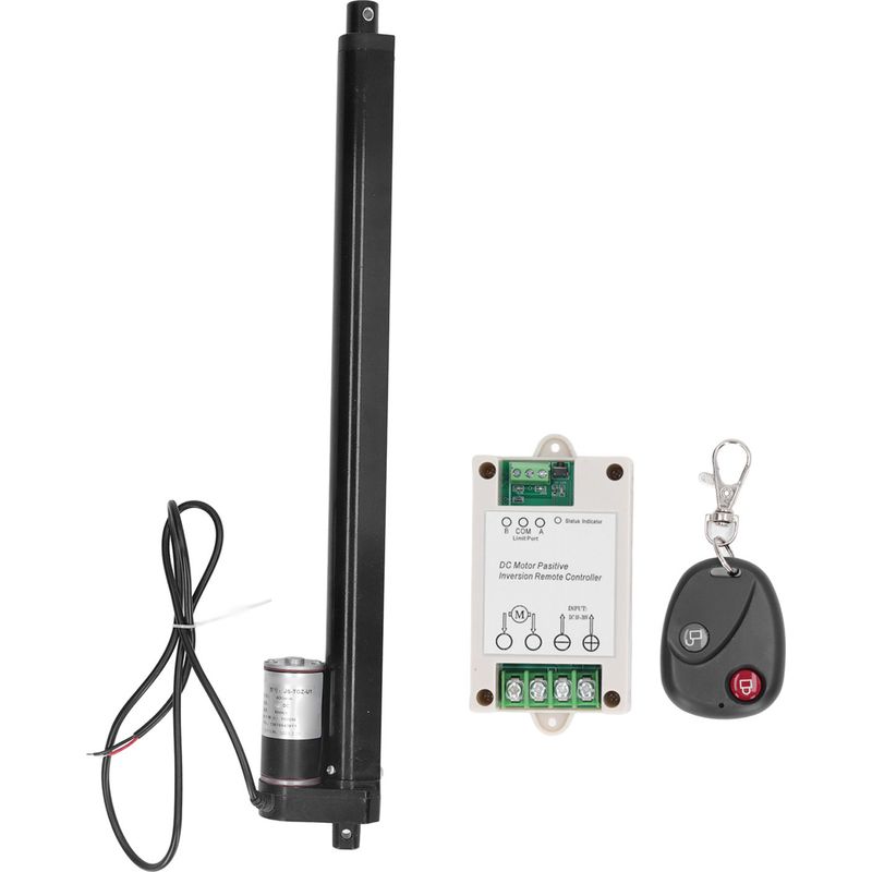 400 Mm Hub, 1000 N, Wasserdicht (ip65), Geräuscharmer, Linearer Elektrischer Stellantrieb Für Bett Und Sofa, Schwarze Aluminiumlegierung, 24-v-fernbedienung