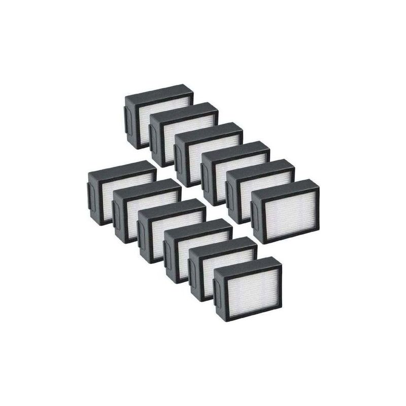 Fenoplastica12-pack Replacement Filter Parts Compatible With Irobot Roomba E, Xu, I, J Series I1 I1+ I3 I3+ I4 I5 I5+i6 I6+ I7 I7+ I8 I8+ E5 E6 E7 J7 Robot Vacuum Cleaner Accessories 12 Filters - Kzq