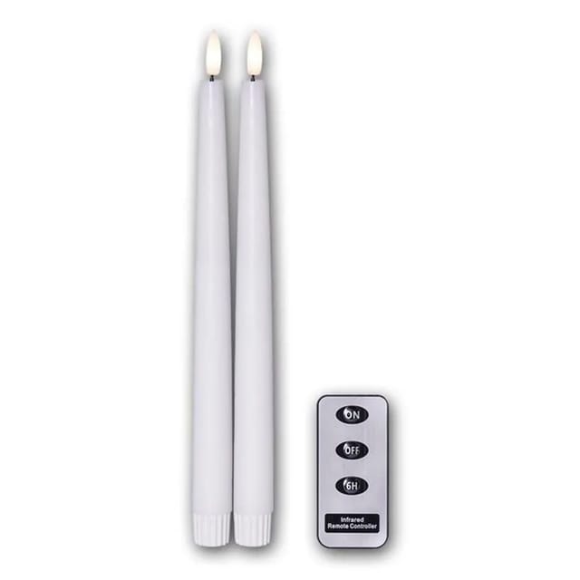 Led Kerze "flamme Slim" 2er Set