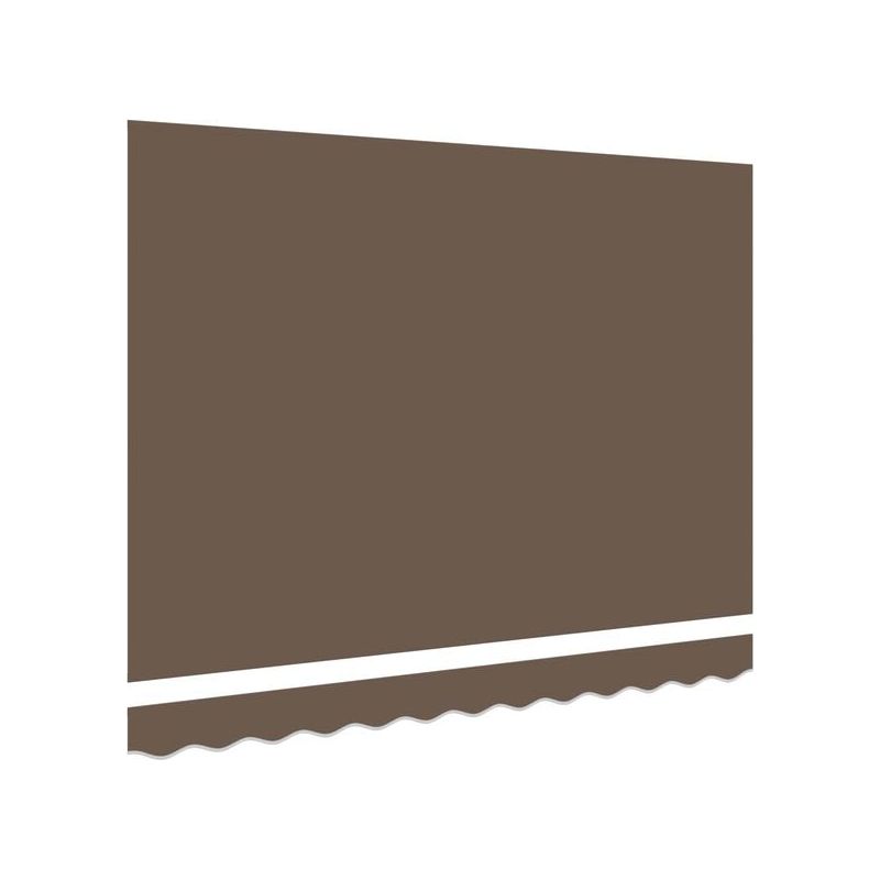 Ersatz-markisenstoff, Graubraun, 5 X 3 Meter, Polyester.