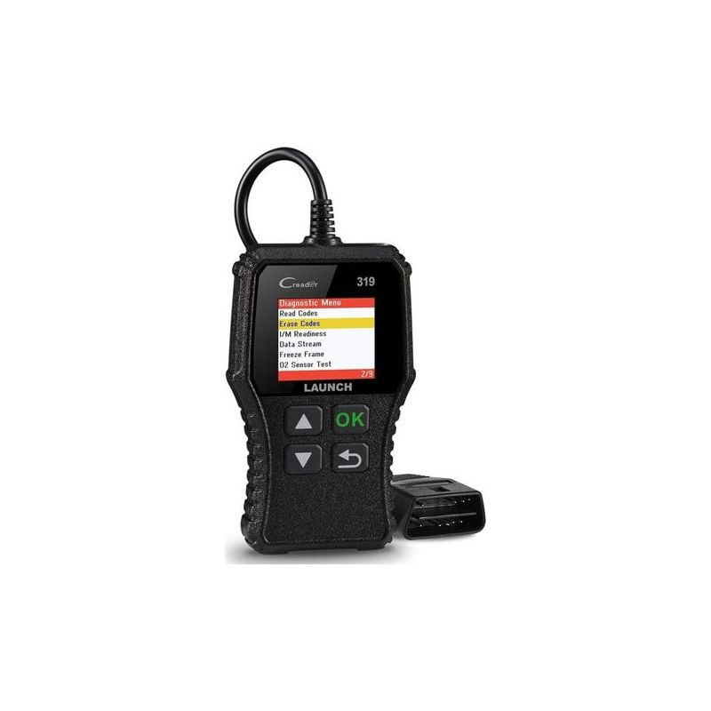 Ecleanfy – Launch Cr319 Obd2-lesegerät – Motorfehlercodes Löschen – Evap- Und O2-sensorprüfung – Kompatibel Mit Obdii-fahrzeugen – Plug-and-play-installation