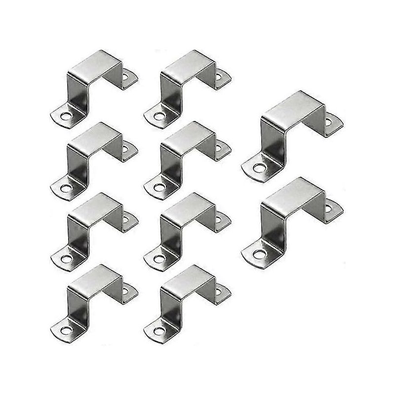 10 U-förmige Edelstahl-rohrschellen Für 30 X 30 Mm Lange Vierkantrohre