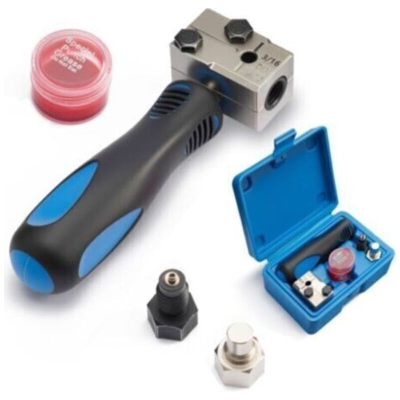 Ecleanfy Kupfer-bremsleitungs-crimpwerkzeug Für Din-verschraubungen, 4,75 Mm, Universelles Crimp-set Für Bremsleitungen, Klimaanlagen, Fahrzeugleitungen Und Vierkantrohre