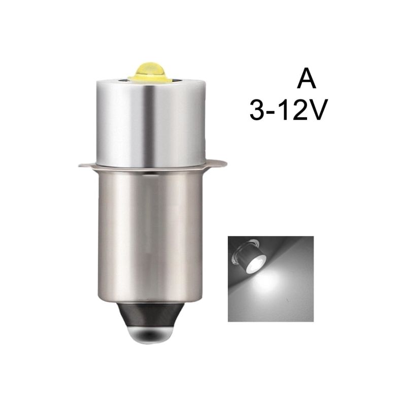 Weiße Led-lampen P13.5s Dc6v-24v/3-12v Für Maglite-taschenlampen.