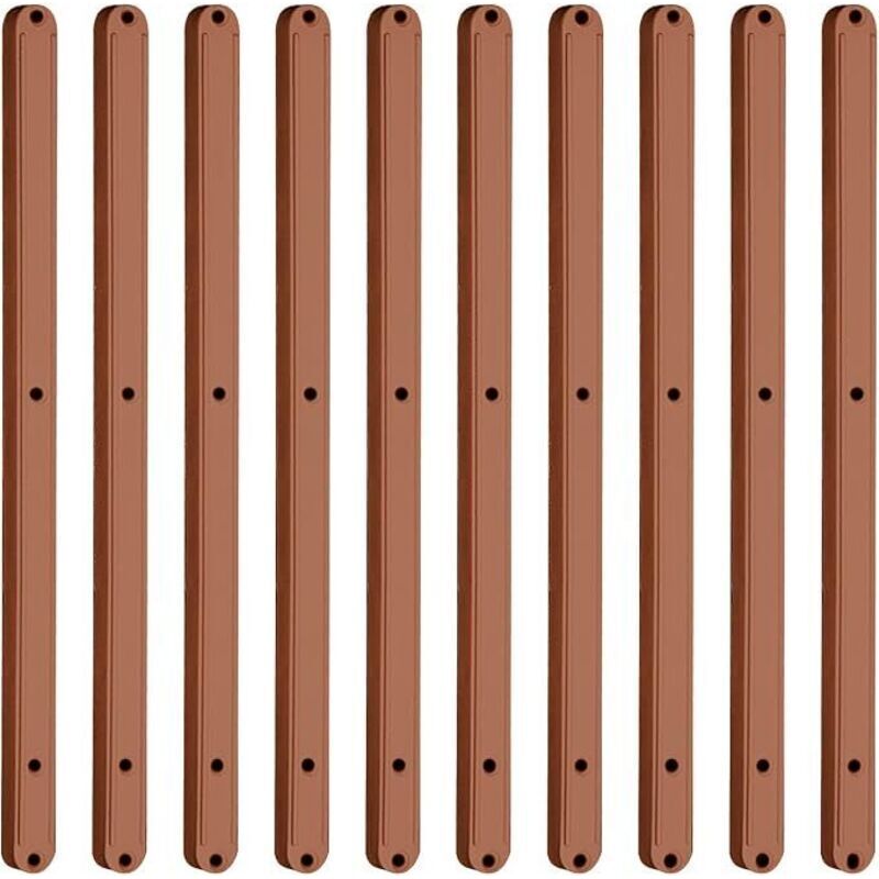 Ecleanfy – 10er-pack Kunststoff-schubladenschienen 298 Mm – Geräuschloses, Verdecktes Design – Verschleißfest – Für Ausziehbare Schränke Und Schubladen