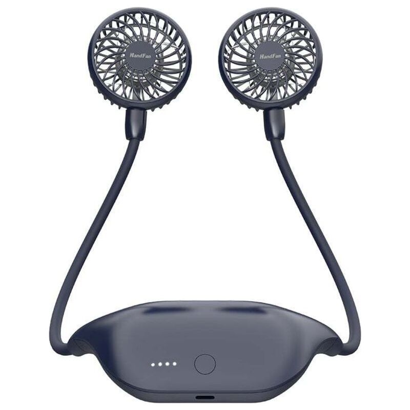 Ecleanfy 10000mah Tragbarer Nackenventilator, Kleiner Tischventilator Mit 48 Stunden Laufzeit, Usb-aufladbar, 6 Geschwindigkeitsstufen, Für Outdoor-camping, Büro Und Zimmer