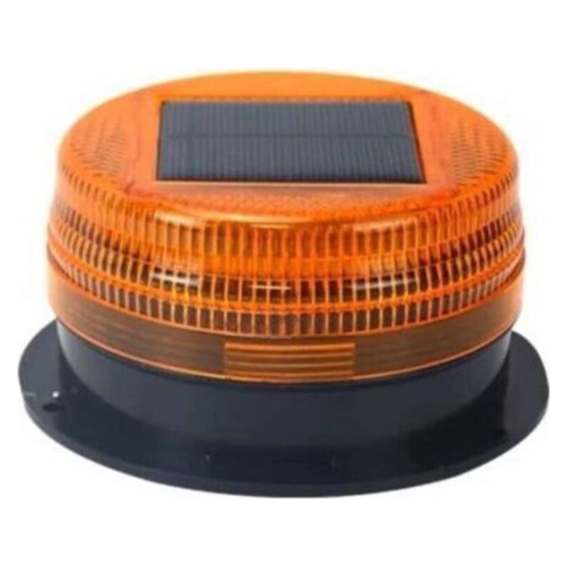 Ecleanfy Hochleistungs-magnet-solar-dachleuchte, Baustellen-taschenlampe, Solar-parkleuchte Für Den Nachteinsatz, Gelb