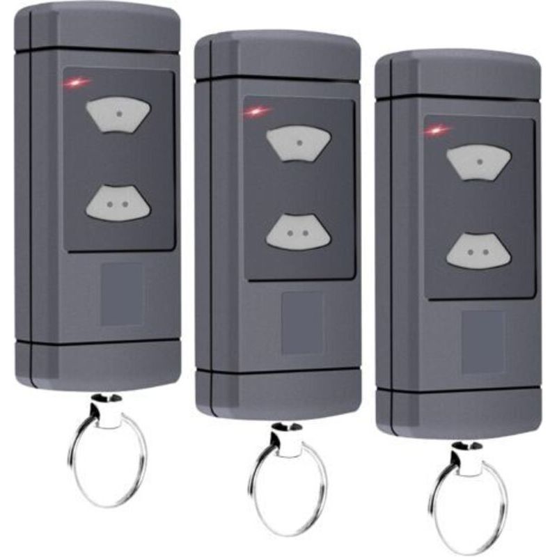 Ecleanfy – 3er-pack Tragbare Sender, Kompatibel Mit Hörmann – 40,685 Mhz – Für Hörmann Garagentore Hsm2-40, Hsm4-40, Hse2-40, Hse4-40, Hs2-40, Hs4-40, 2 Kanäle