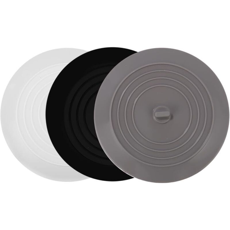 Ecleanfy-silikon-badewannenstöpsel, 15 Cm Silikagel-abflussstopfen, 3 Stück Universalstöpsel, Spülbeckenstöpsel, Küchenspülenstöpsel, Für Dusche, Badewanne, Waschbecken, Spüle.