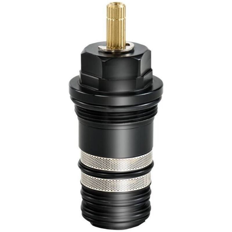 Ecleanfy-sjqka – 3/4" Thermostatventilkartusche Mtc 94282000 – Verstärkter Schwarzer Kunststoff – Präzise Temperaturregelung – Für Badewannen Mit 2/3 Löchern
