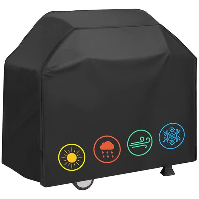 Ecleanfy – Grillabdeckung Aus 210d Oxford-gewebe – Wasserdicht Und Uv-beständig – Maße: 145 X 61 X 117 Cm – Inkl. Aufbewahrungstasche