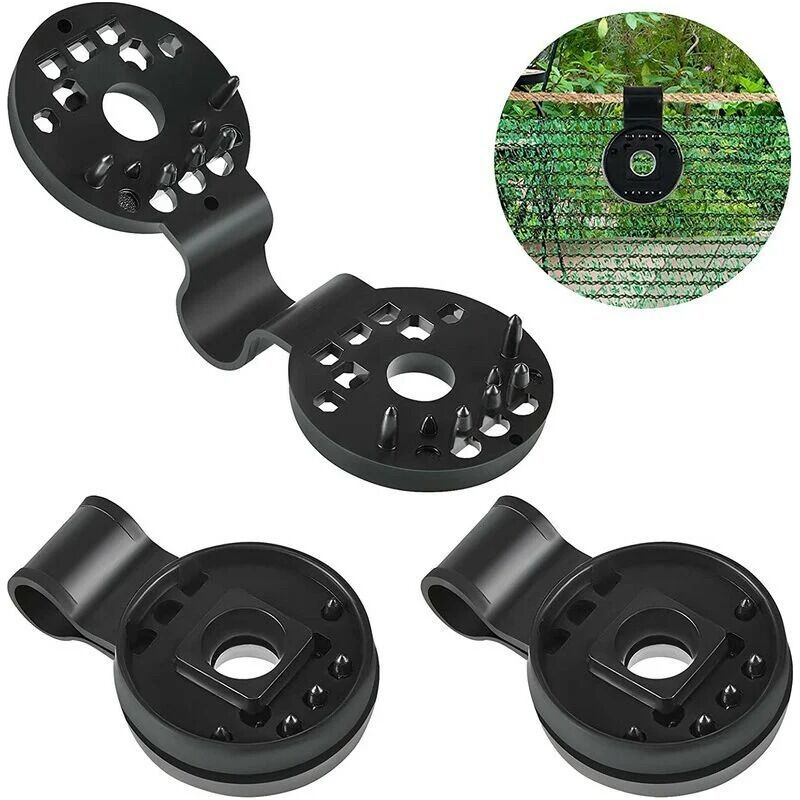 Ecleanfy-sjqka – Packung Mit 100 Sichtschutzclips – Schwarzes, Uv-beständiges Polyethylen (pe) – 4 Cm – Sichere Befestigung Auf Allen Stoffarten – 100 Stück