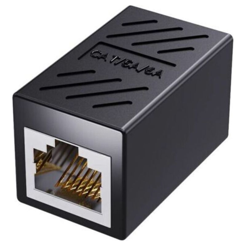 Ecleanfy Rj45-koppler, Inline-ethernet-koppler Für Cat8/cat7/cat6/cat5e, 1000-mbit/s-ethernet-extender-adapter, Lan-anschluss Für Router, Modem, Switch, Netzwerkerweiterung, Buchse