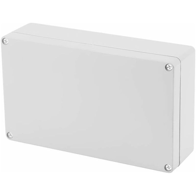 Ecleanfy – Wasserdichte Anschlussdose 200 X 120 X 56 Mm, Elektrisches Verdrahtungsgehäuse Aus Abs-kunststoff, Schutzart Ip65, Wasserdicht, Staubdicht, Schwer Entflammbar, Stoßfest, Korrosionsbeständig