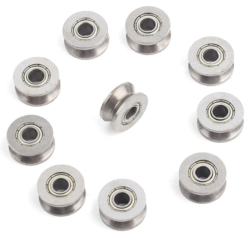 V624zz Kugellager Aus Kohlenstoffstahl – 10er-pack – 4 Mm Innendurchmesser, 13 Mm Außendurchmesser, 6 Mm Dicke – Für Linearführungssysteme
