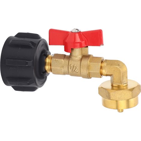 Adaptateur De Recharge De Réservoir De Gaz Qcc1, Avec Vanne De Commande Marche/arrêt, Remplissage Coudé, Bouteille De 1 Livre De 5 À 20lb