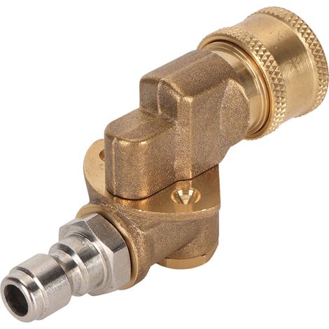 Fixation De Coupleur Pivotant À Connexion Rapide 1/4 Pouces Pour Buse De Nettoyeur À Pression Réglable 4500psi Fournitures De Jardin 5 Niveaux