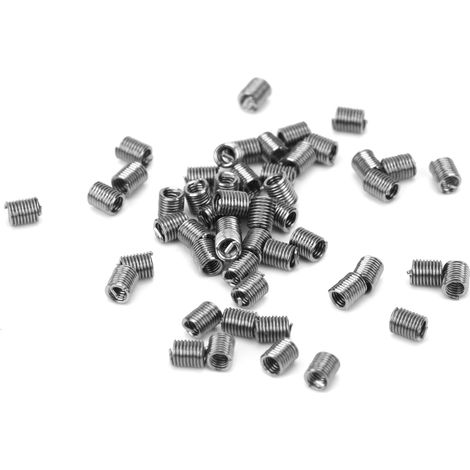 Insertion De Filetage De Fil, Réparation Filetée, Manchon De Protection, Réducteur D'Écrou De Fixation M1.6 X 0,353d, 50 Pièces